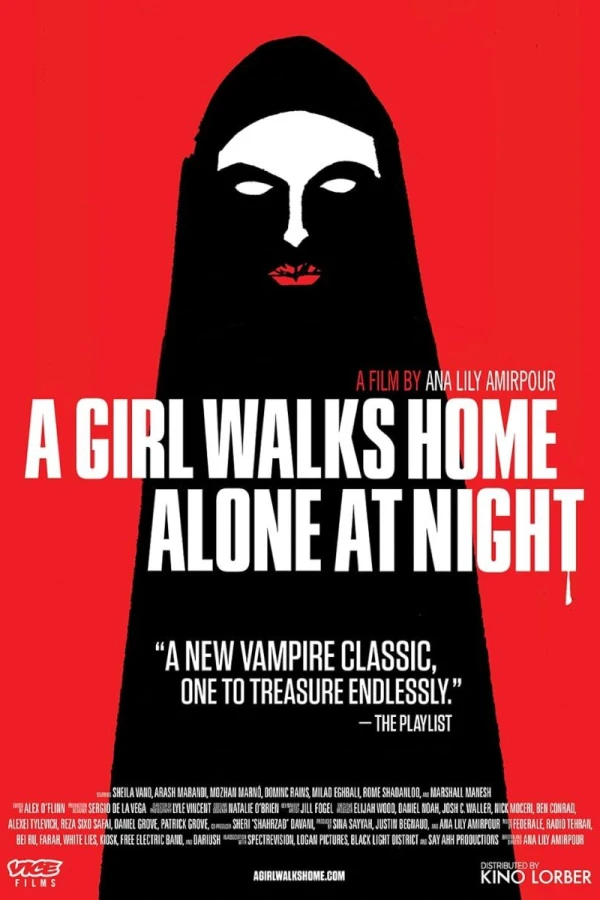 Girl Walks Home Alone At Night Poster